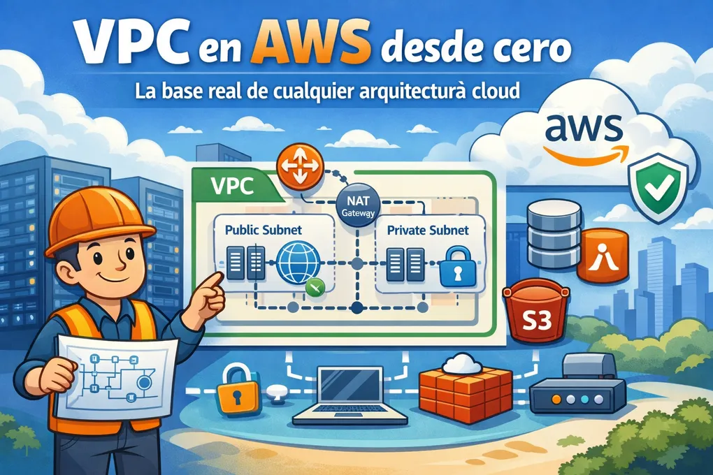 Imagen destacada del artículo: VPC en AWS desde cero: la base real de toda arquitectura cloud